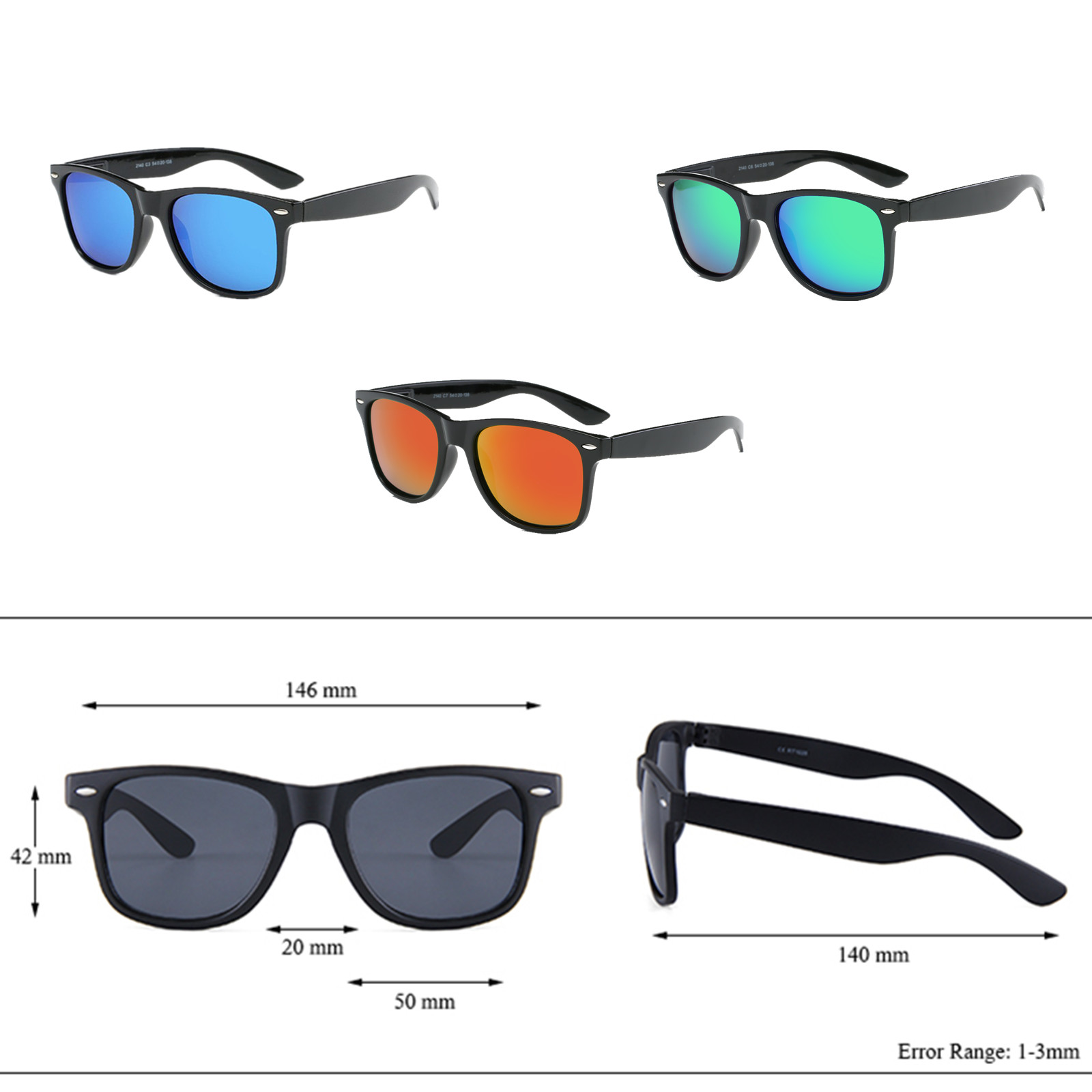 Adult Mirrored Sunglasses 2