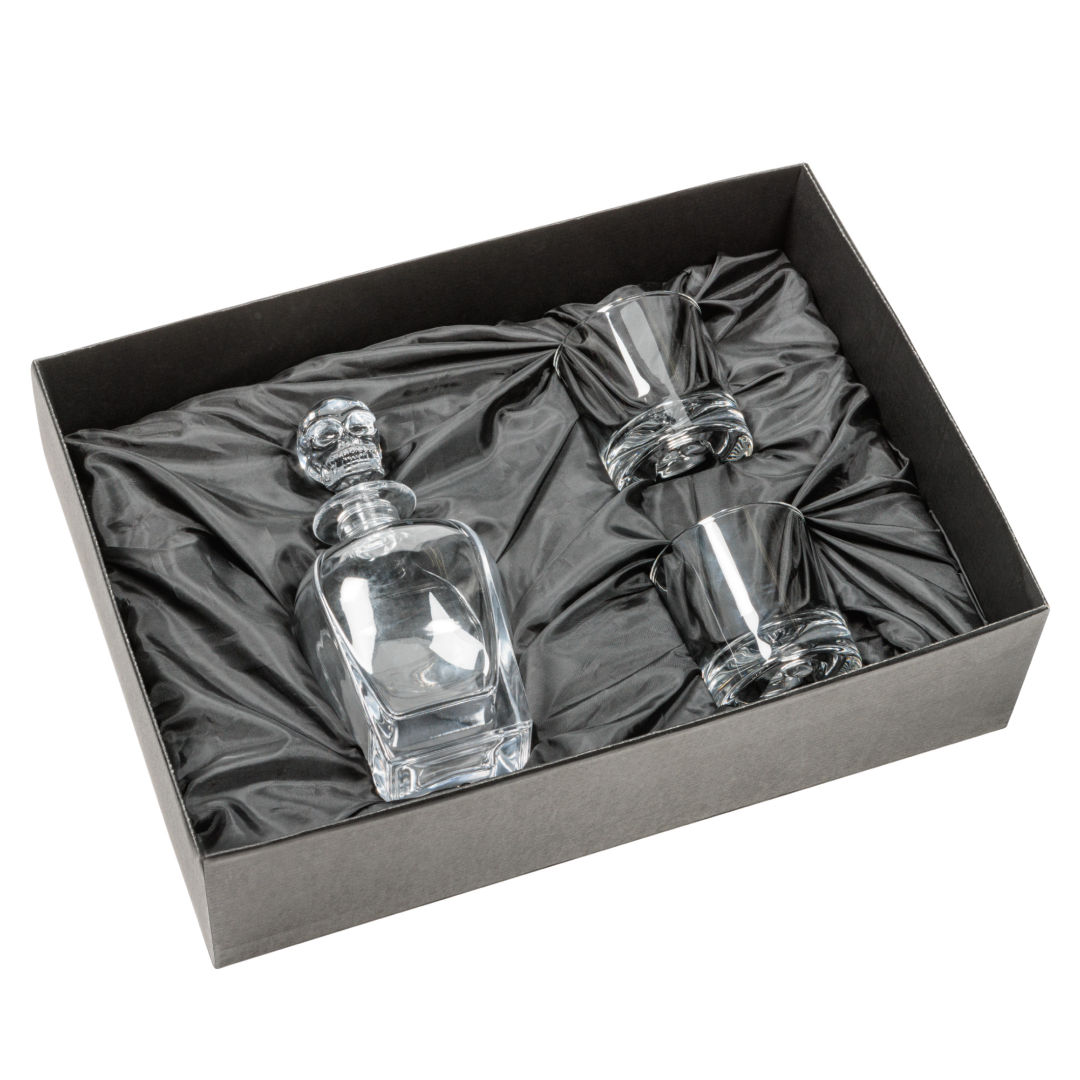 Delrina Skull Decanter Set 7