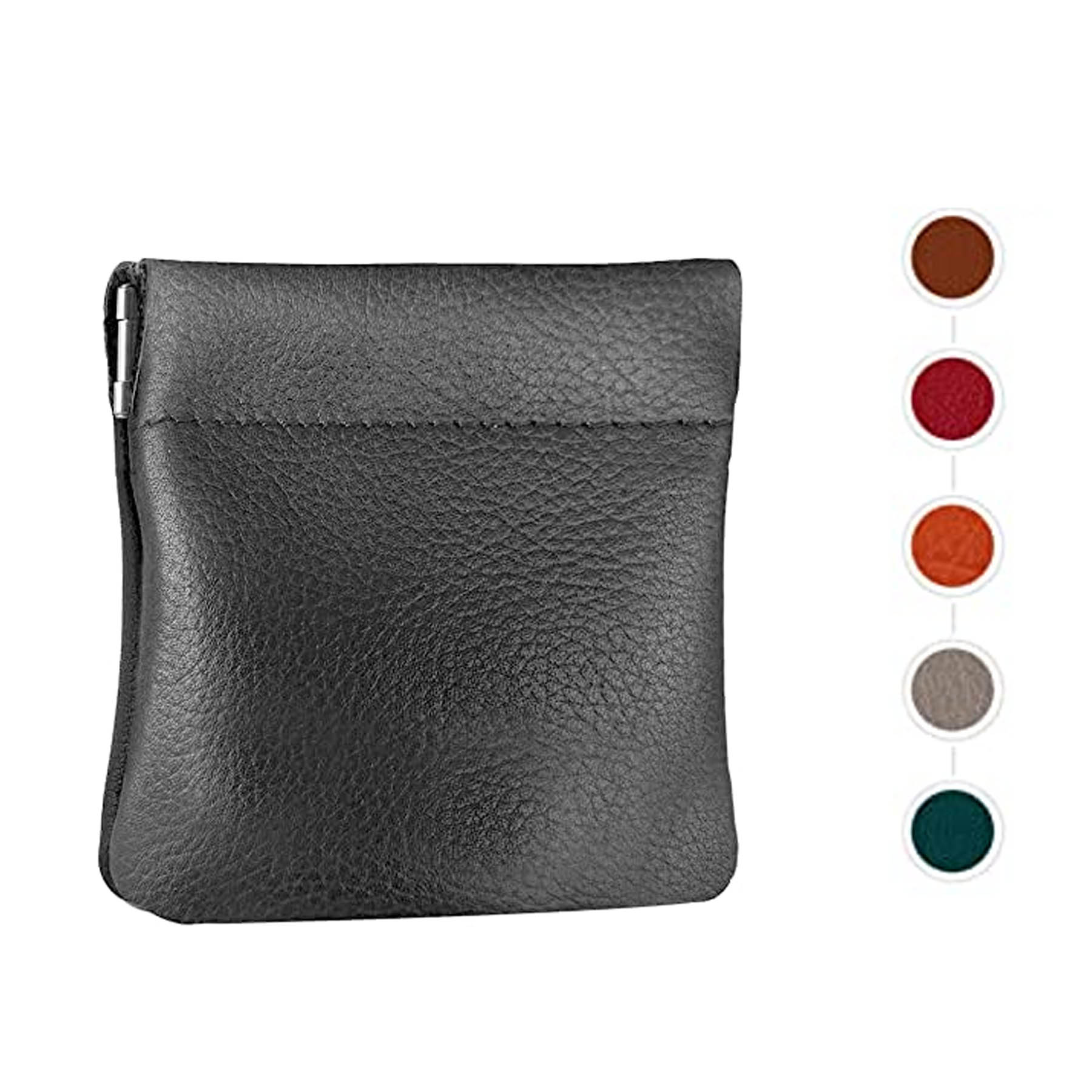 Leather Squeeze Coin Purse 2
