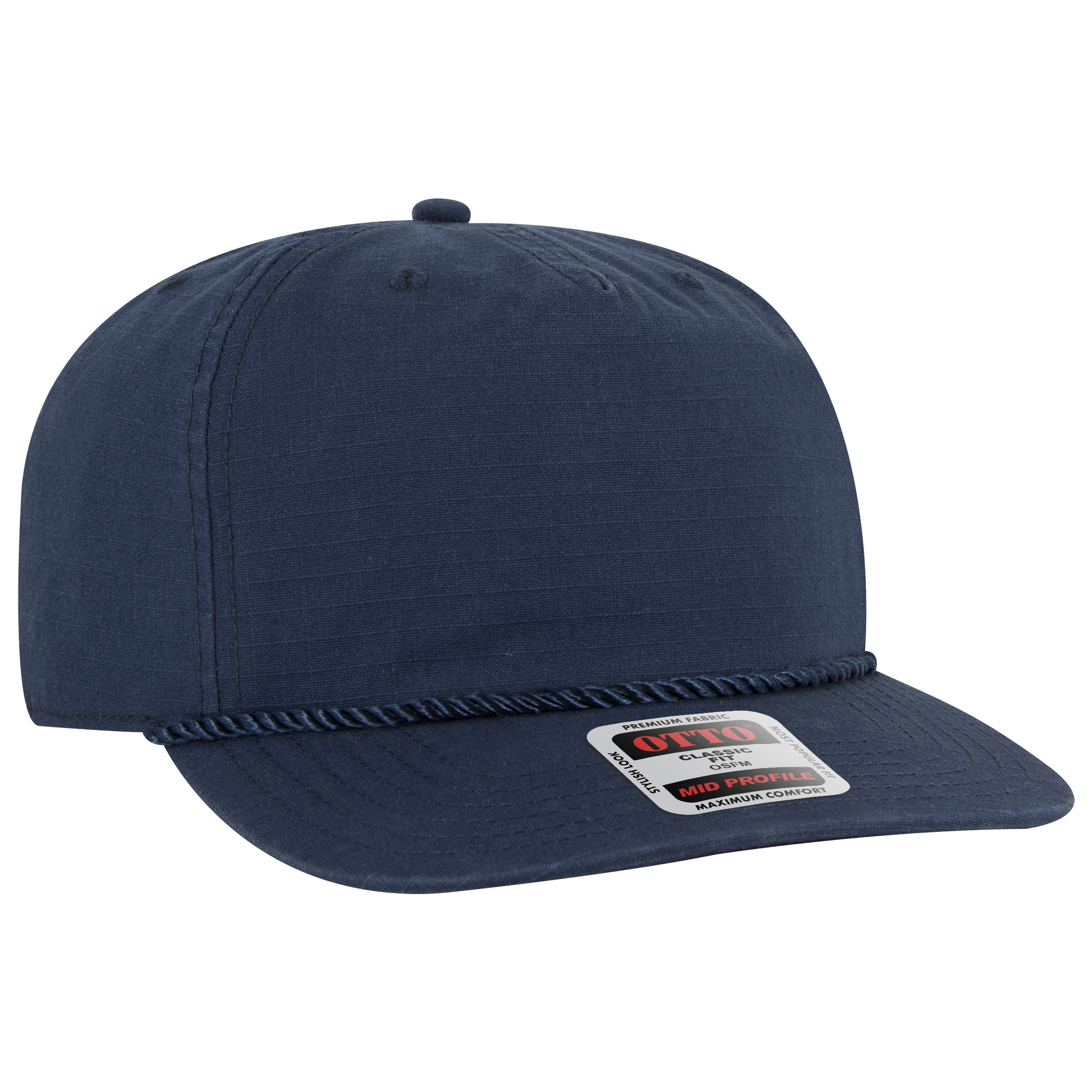 OTTO CAP® 5 Panel Mid Profile Baseball Hat 4