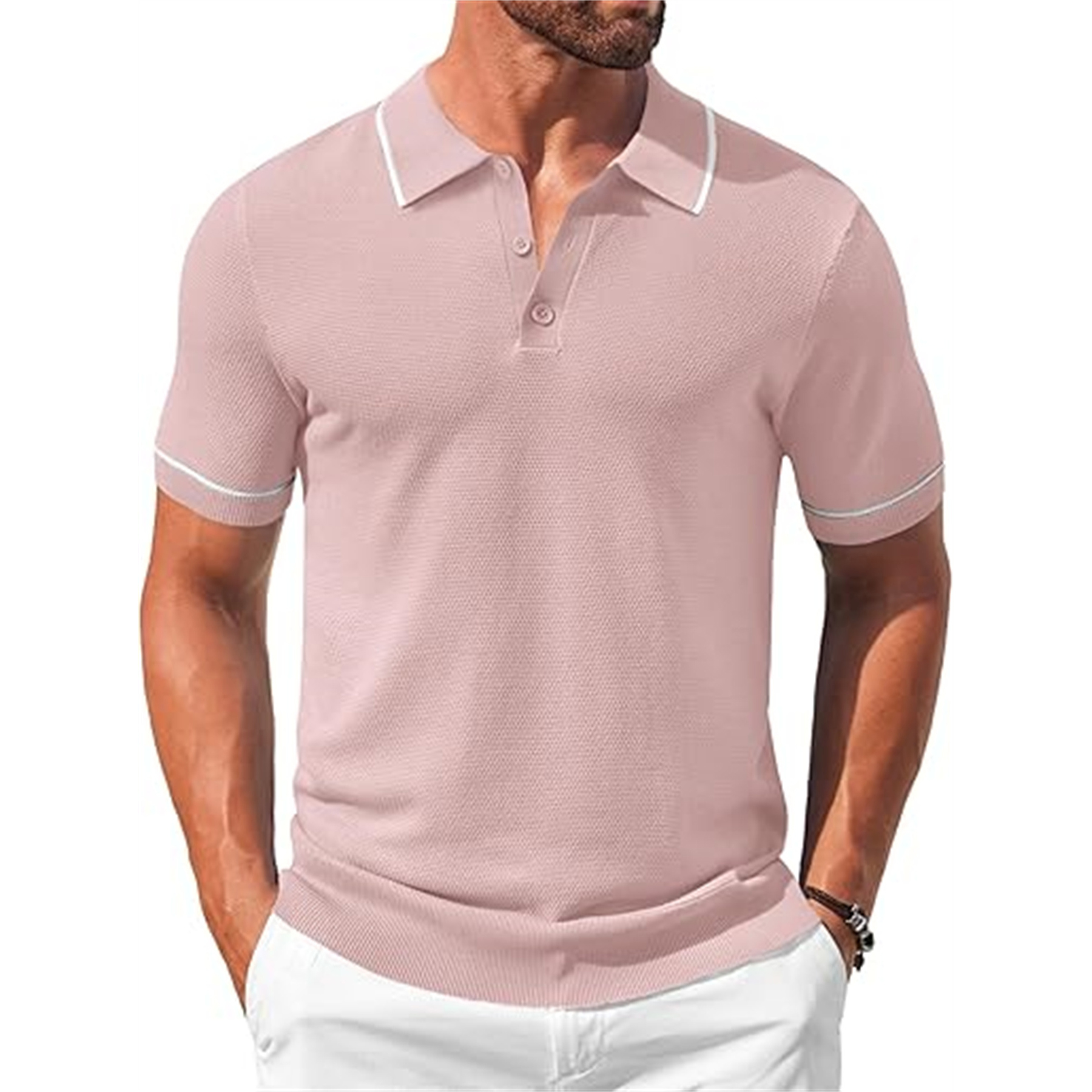 Men's Knit Golf Polo Shirt 20