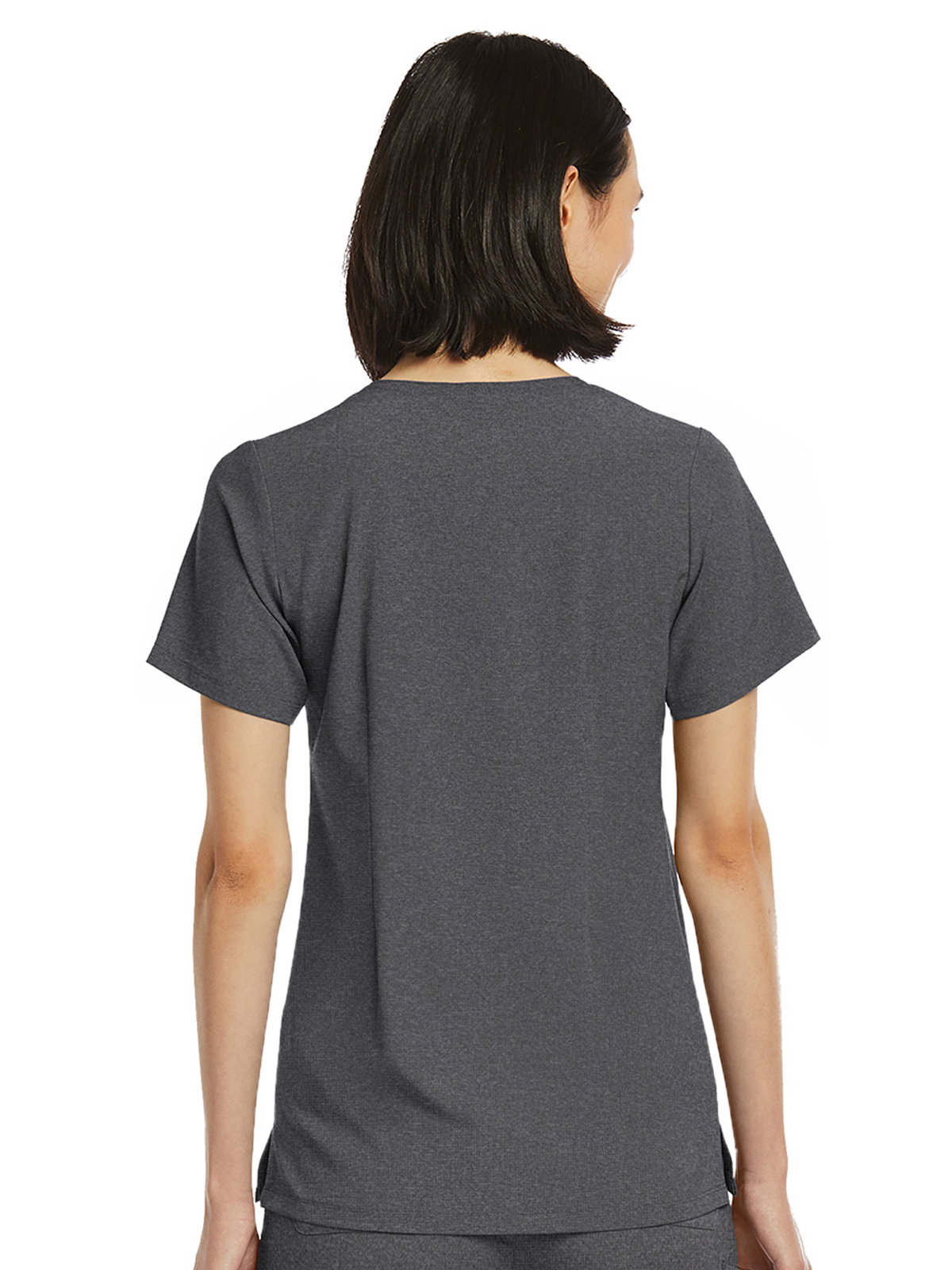 ScrubJoy Originals - Women's Fitted One-Pocket V-Neck Top 12