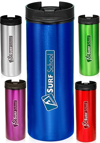 16 oz Slim Metallic Tumbler 1