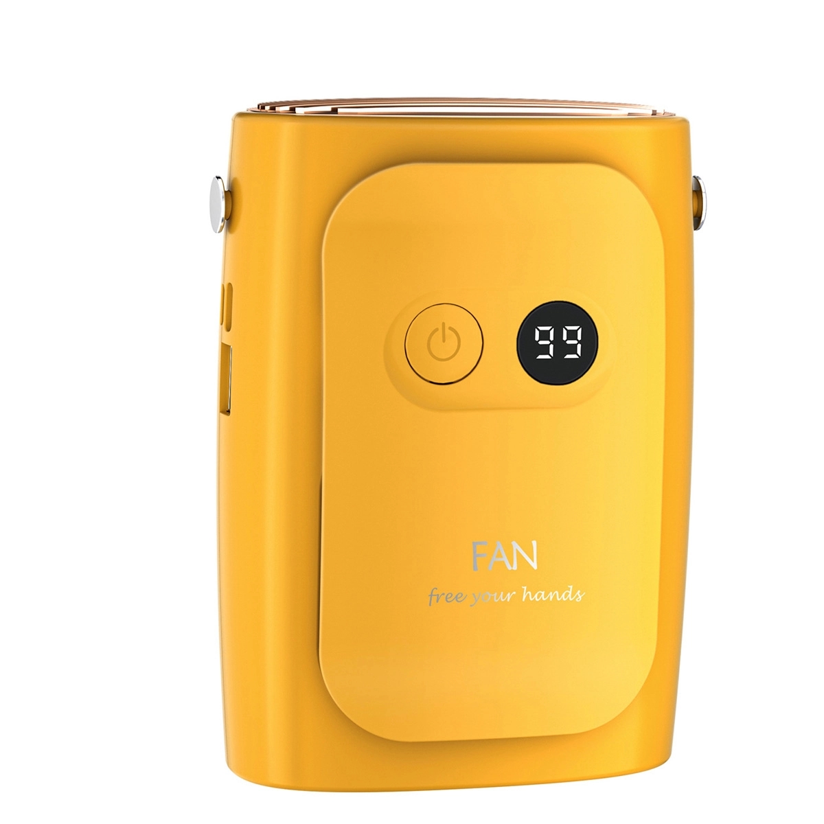 2 In 1 10000mAh USB Rechargeable Power Bank Luxury Waist Fan 8