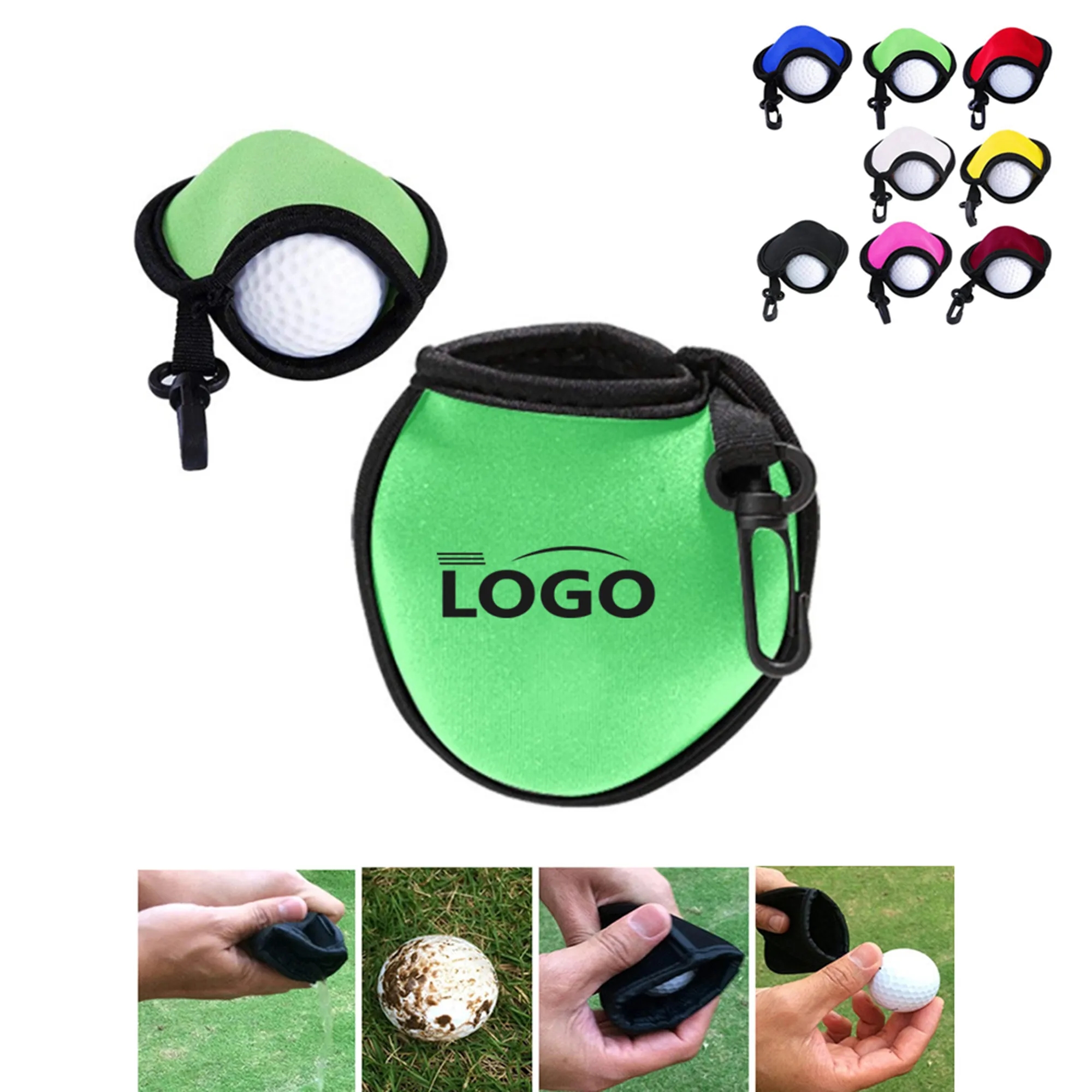 Golf Ball Cleaner Pouch 1