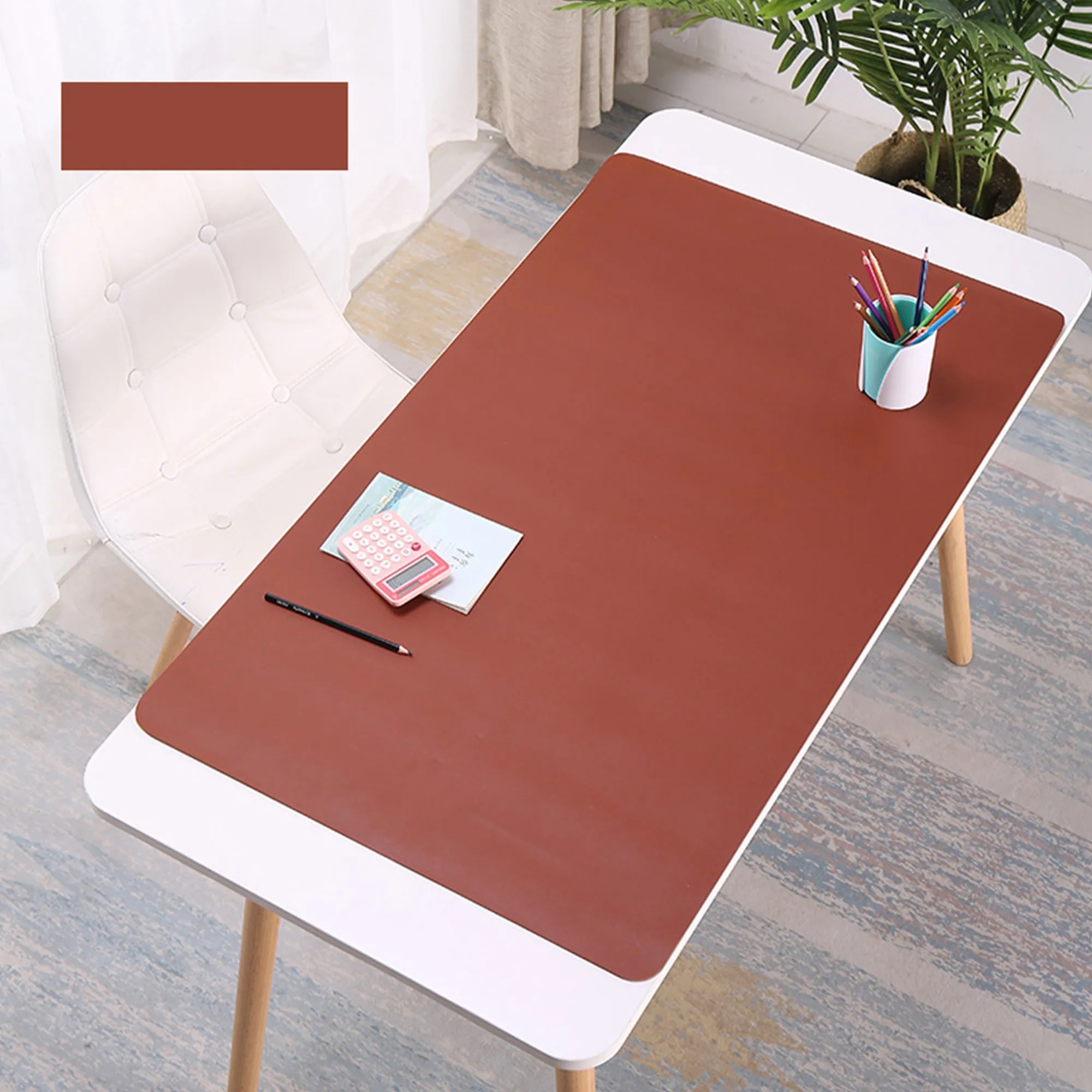 Premium Leather Mouse Pad Keyboard Mat Large Desk Mat 4