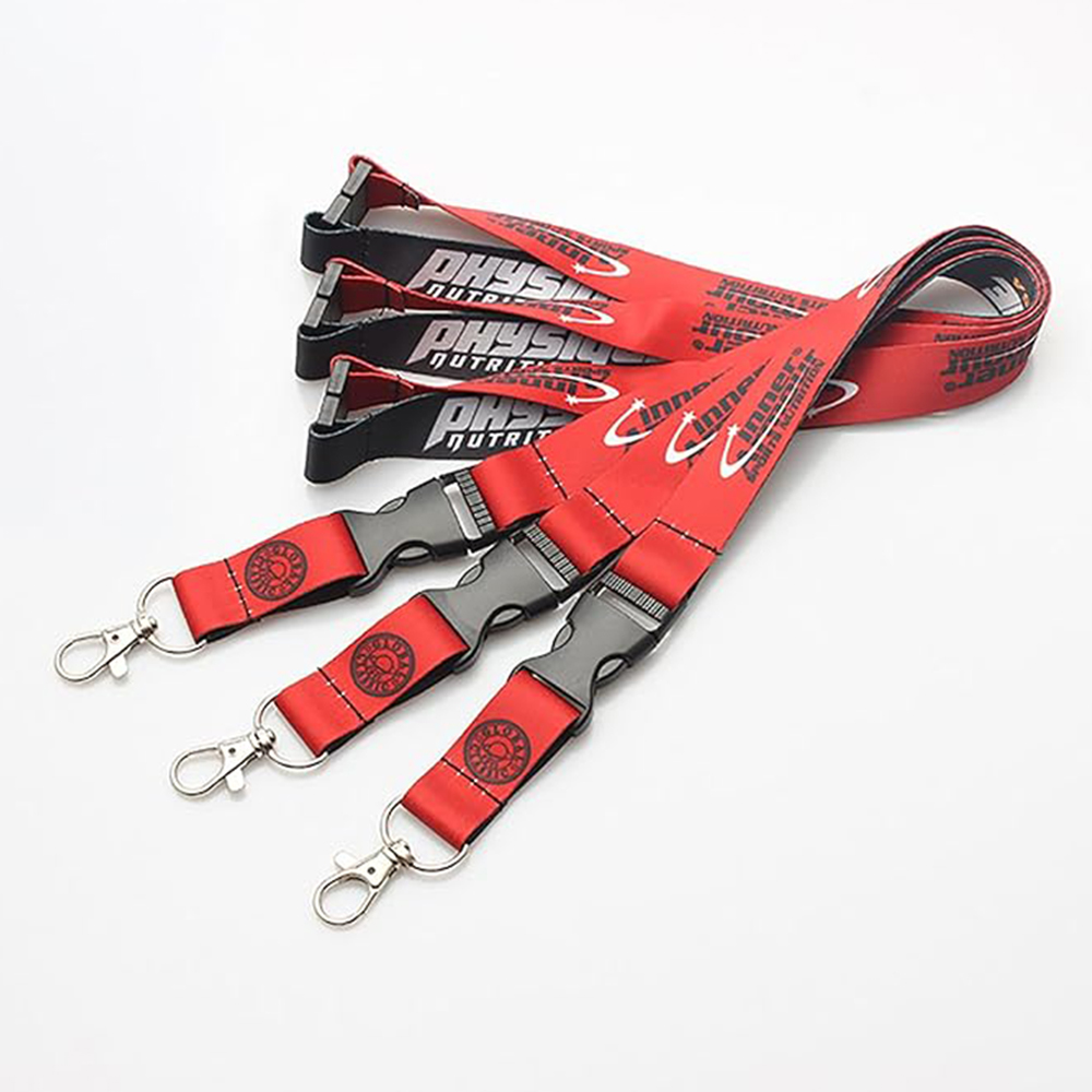 3/4" Single Ended Dye-Sublimation Lanyard w/Safety Break or Buckle Release 2