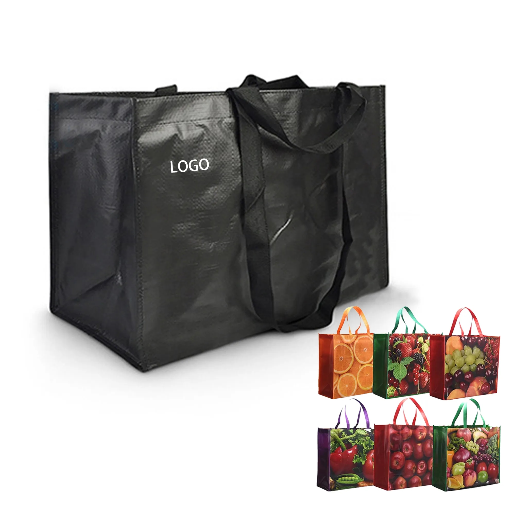 MOQ100 FullColor Die Cut NonWoven Bag