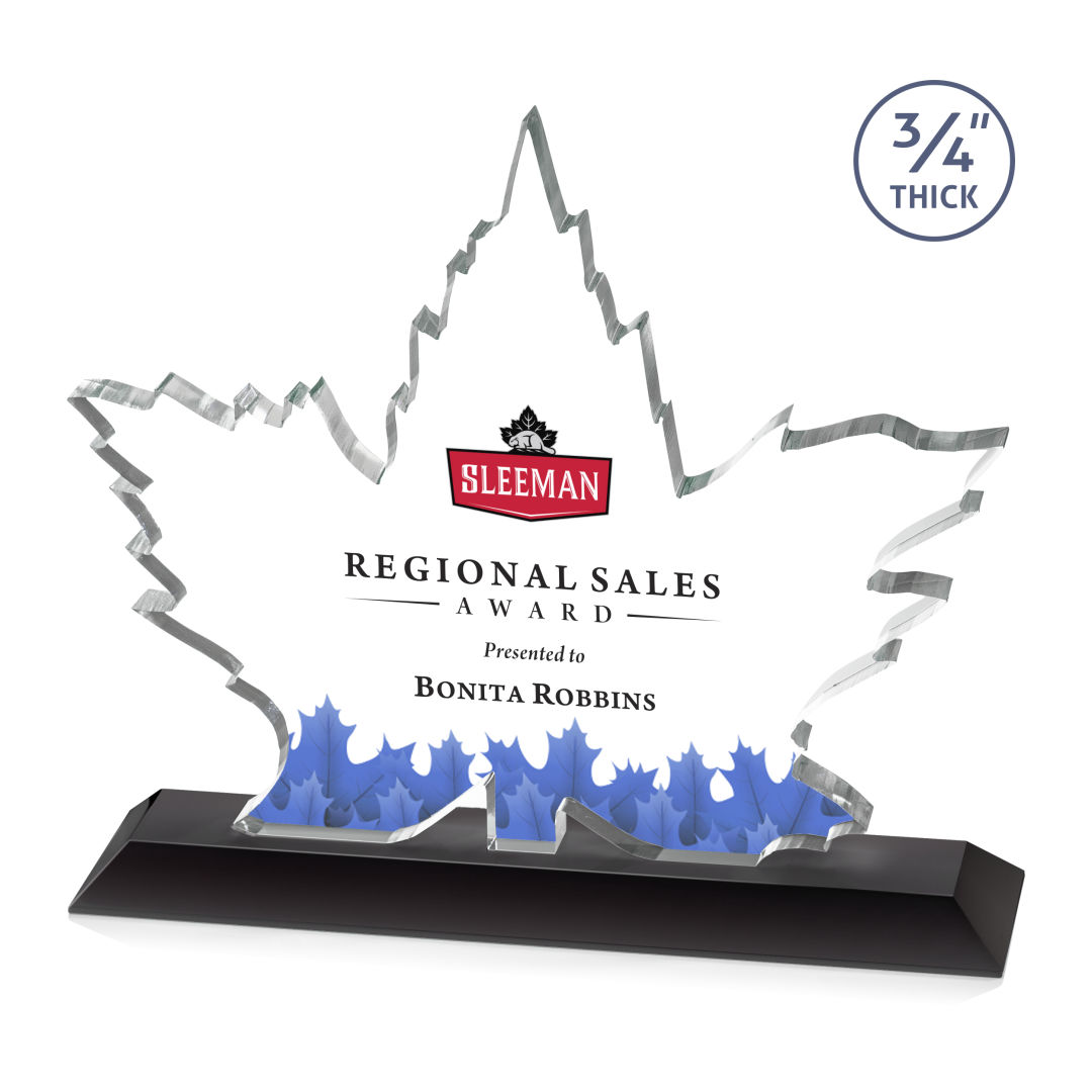 Maple Leaf VividPrint™ Award - Black 4
