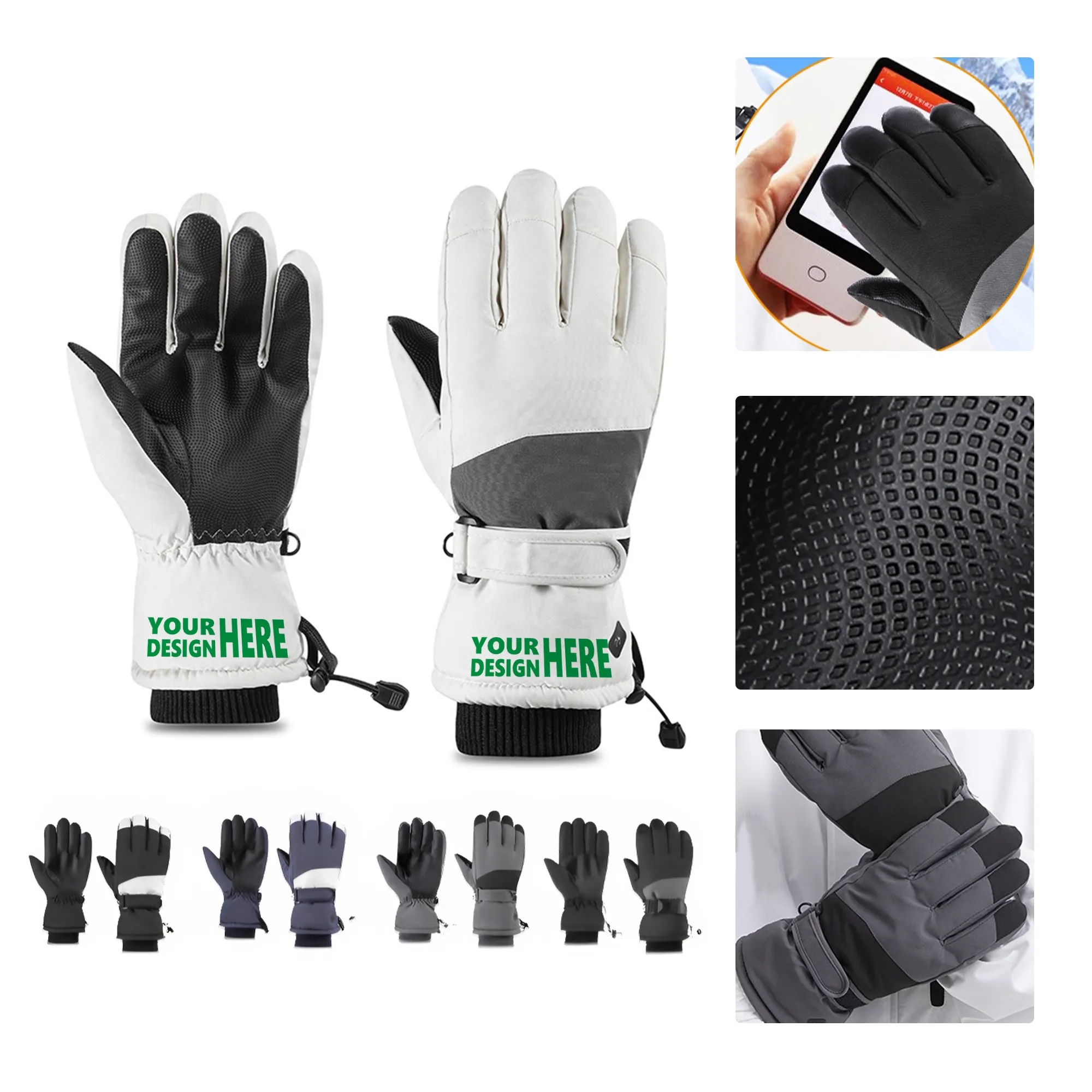 Waterproof Thermal Ski Gloves