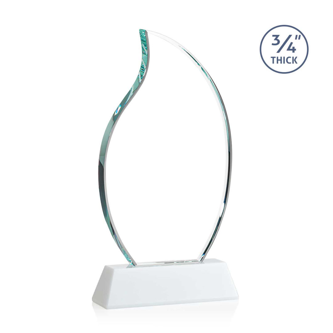 Croydon Flame Award on Newhaven Base - White 8
