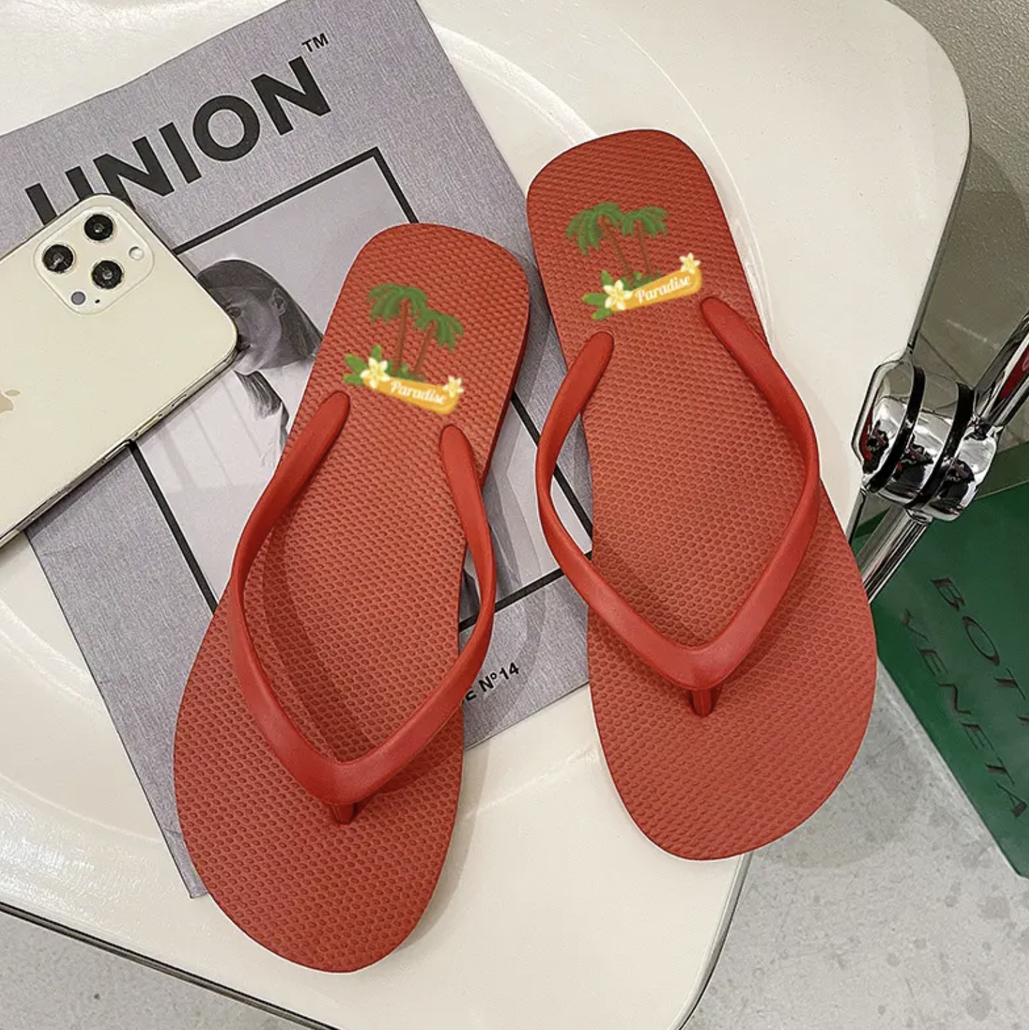 Custom Full Color Logo Flip Flops 3