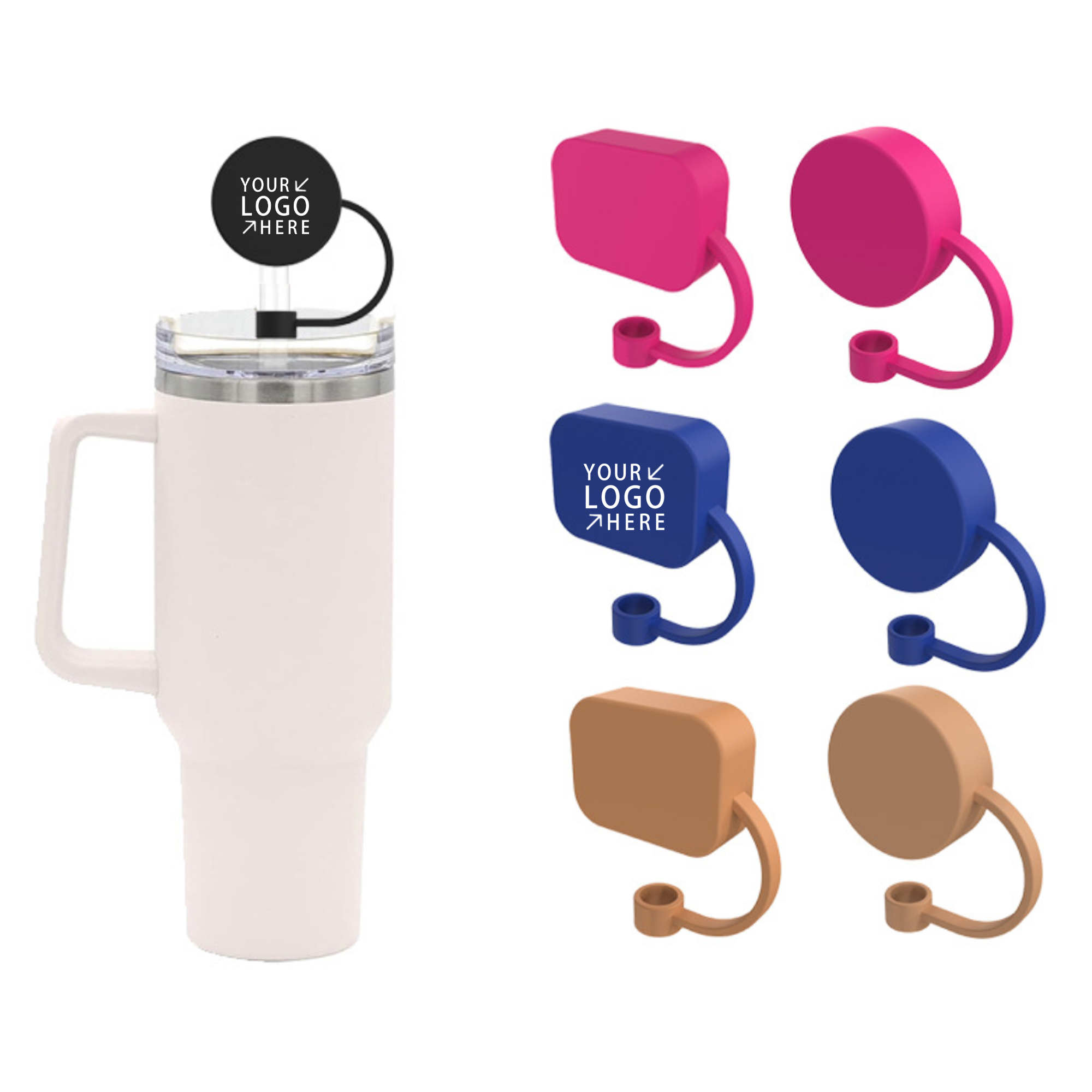 Silicone Straw Stoppers 2