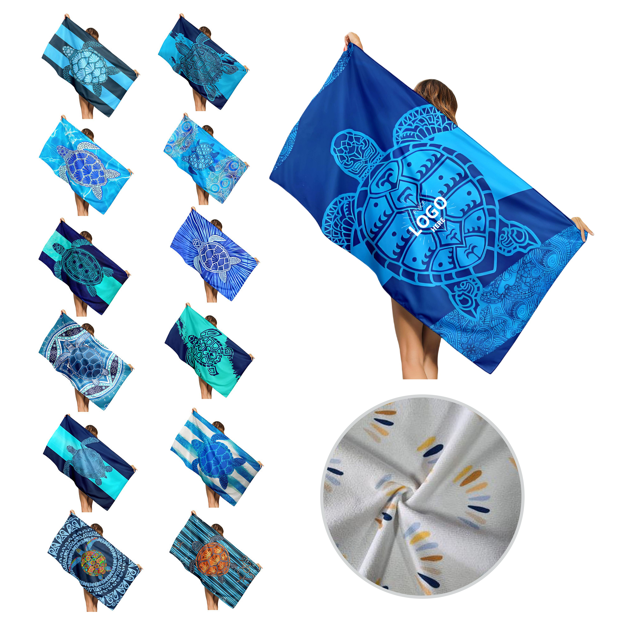Custom Beach Towel 2