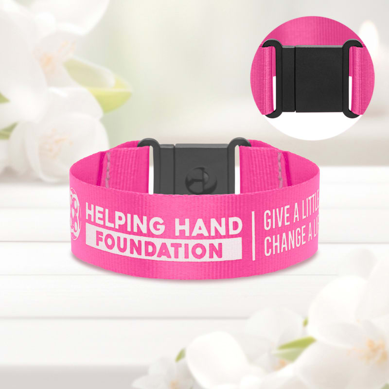 Custom Breakaway Polyester Wristbands 92