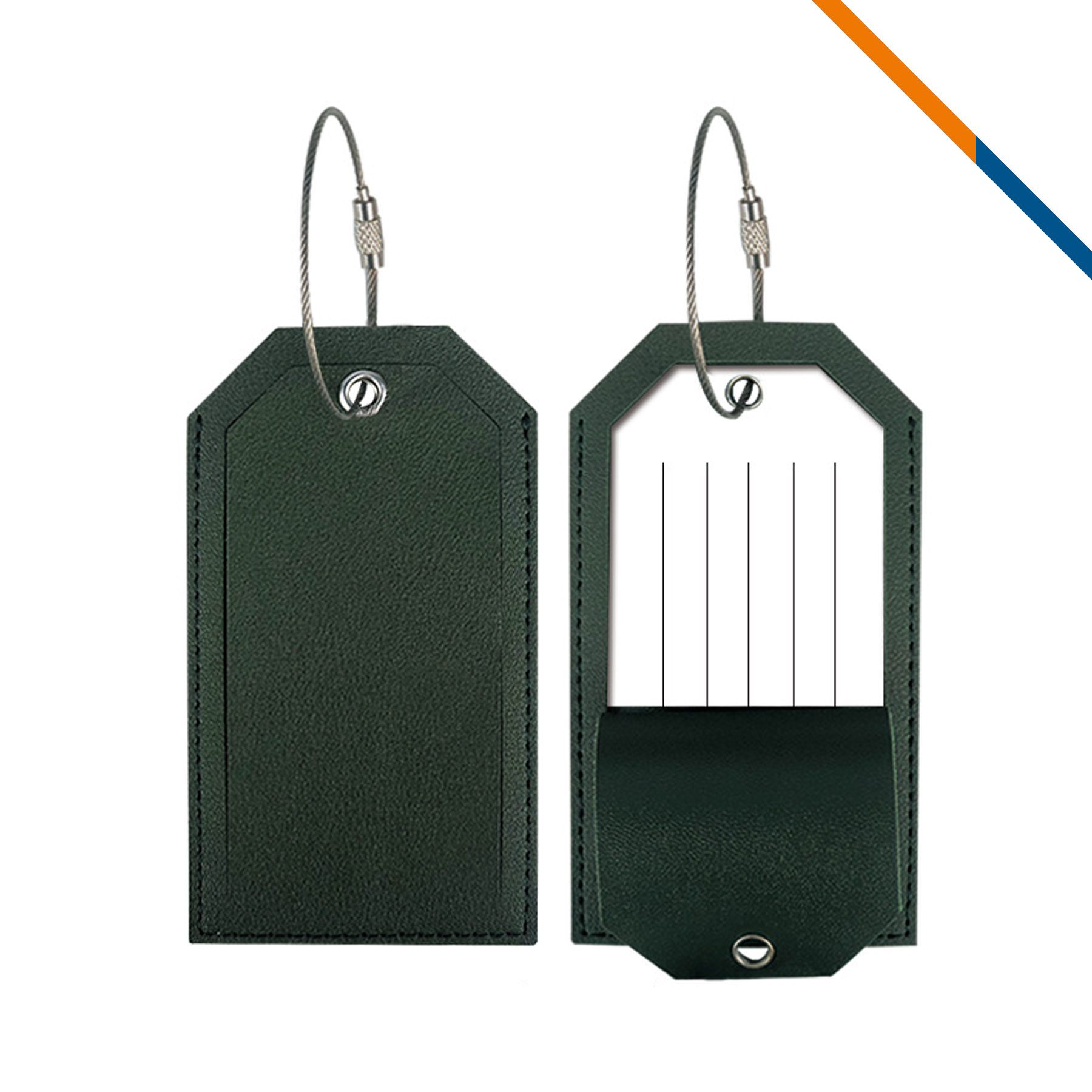 Glimpse PU Leather Luggage Tag 11