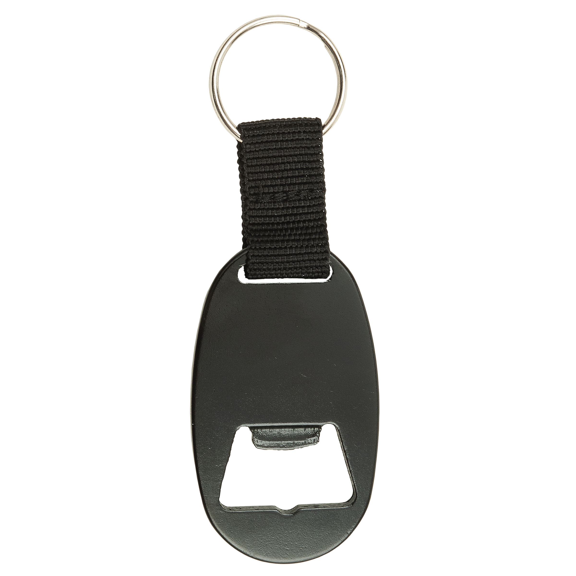 Oval Aluminum Bottle Opener w/ Key Ring 4