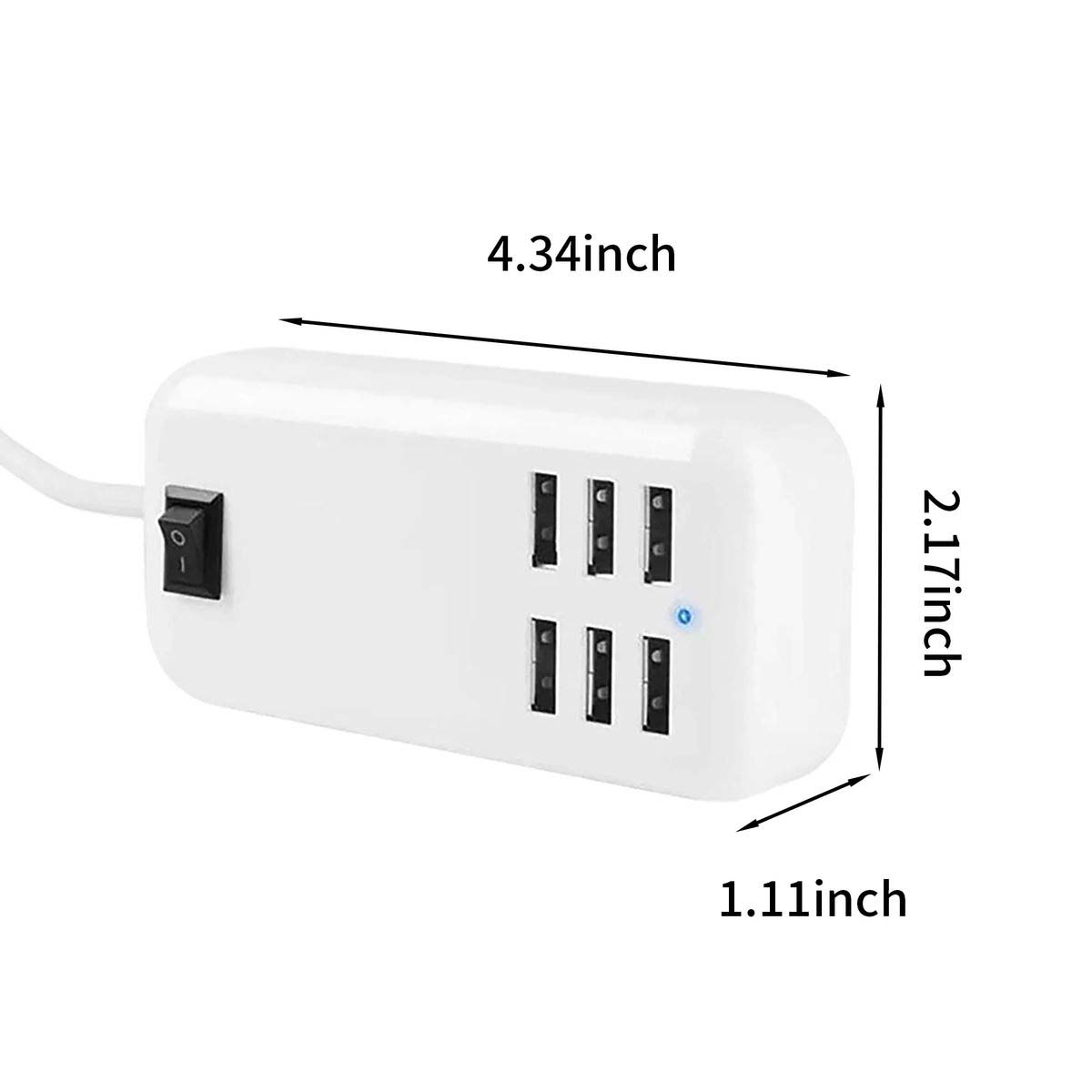 Multi Device USB Charger Station for Home and Office 2