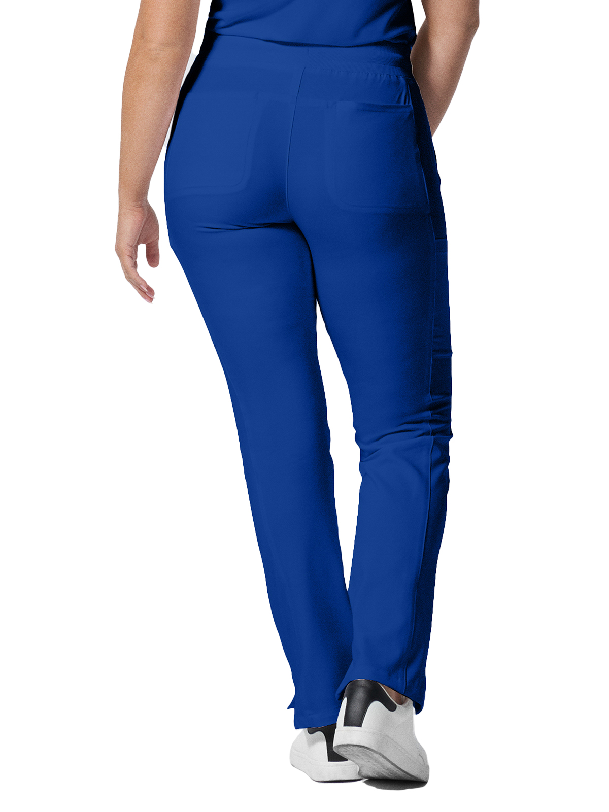 Landau - Forward - Women's Seven-Pocket Mid-Rise Rib-Knit Elastic Waist Cargo Pant 11