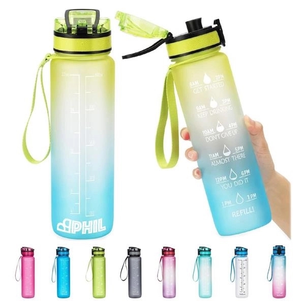 32oz Bottle With Time Marker 13