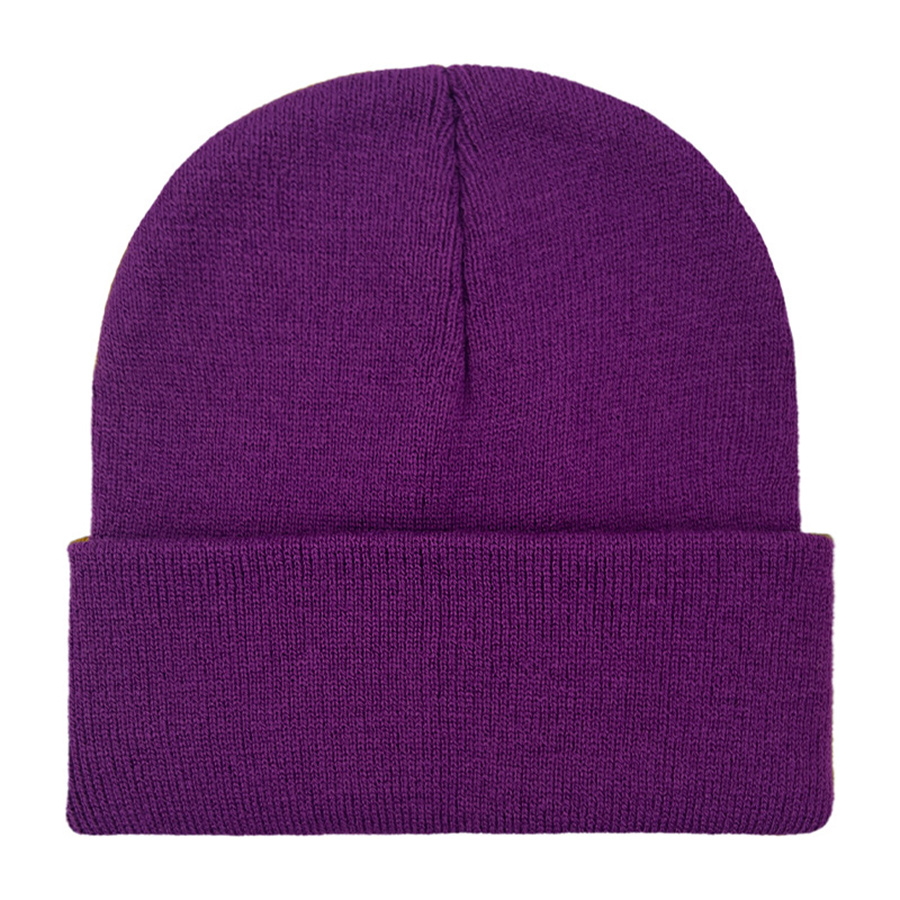 Classic Ribbed Cuffed Beanie with Custom Logo - 100% Acrylic 14