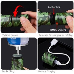Waterproof Dual Jet Fire Lighter With Durable Case 19