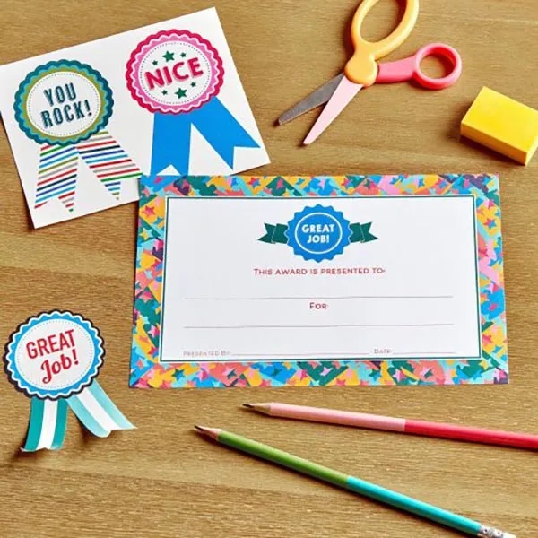 Gartner Studios "Great Job" Certificates, 20 Pack 2
