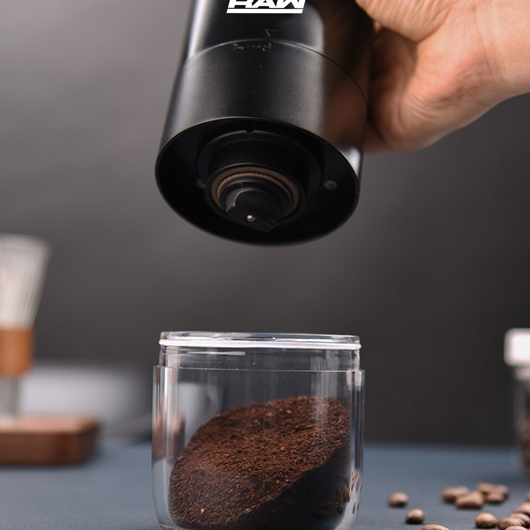 CafePro Electric Coffee Grinder - Ceramic Burr, One-Touch Operation 6