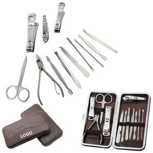 Elegant 12 In 1 Manicure Set Nail Clippers 3