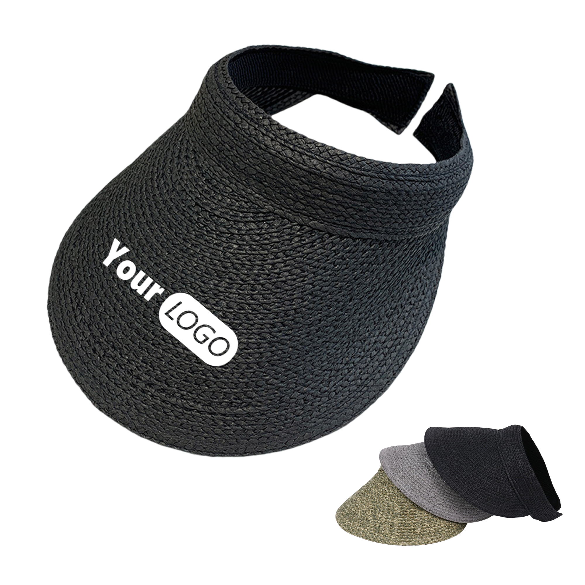 Wide Brim Sun Straw Visor Hats Caps 2