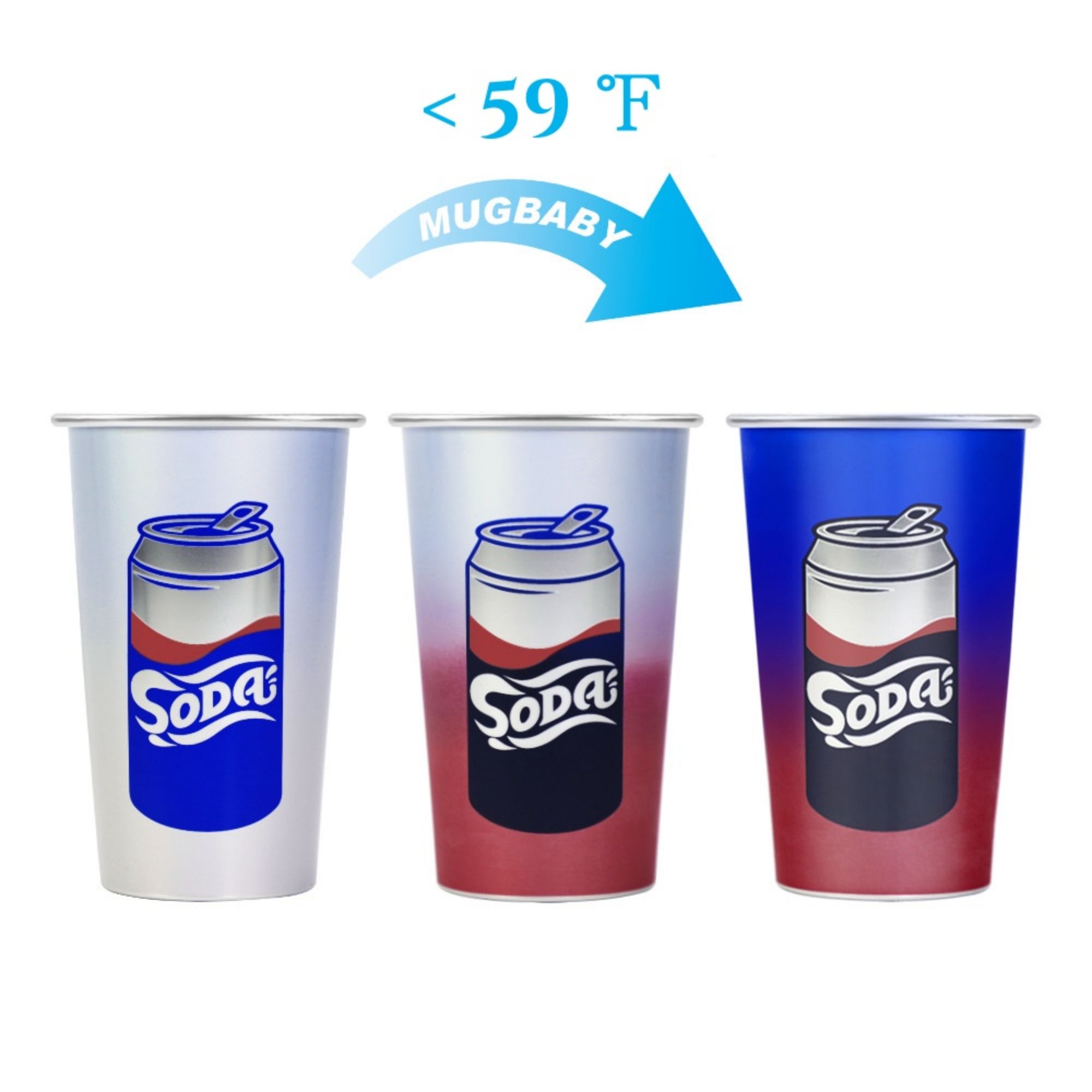 16 oz Aluminum Color Changing Cups 3