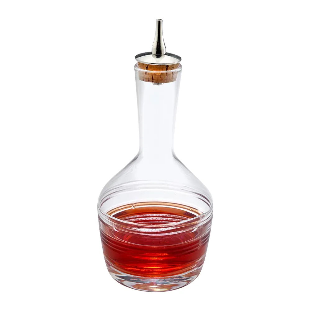 6.8oz. Glass Bitters Bottle Contemporary Design 1