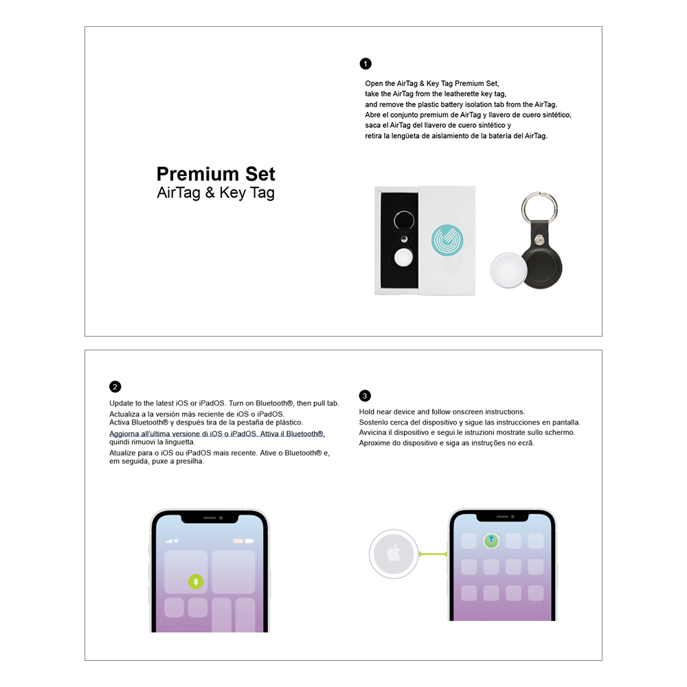 AirTag & Key Tag Customizable Gift Box Premium Set 10