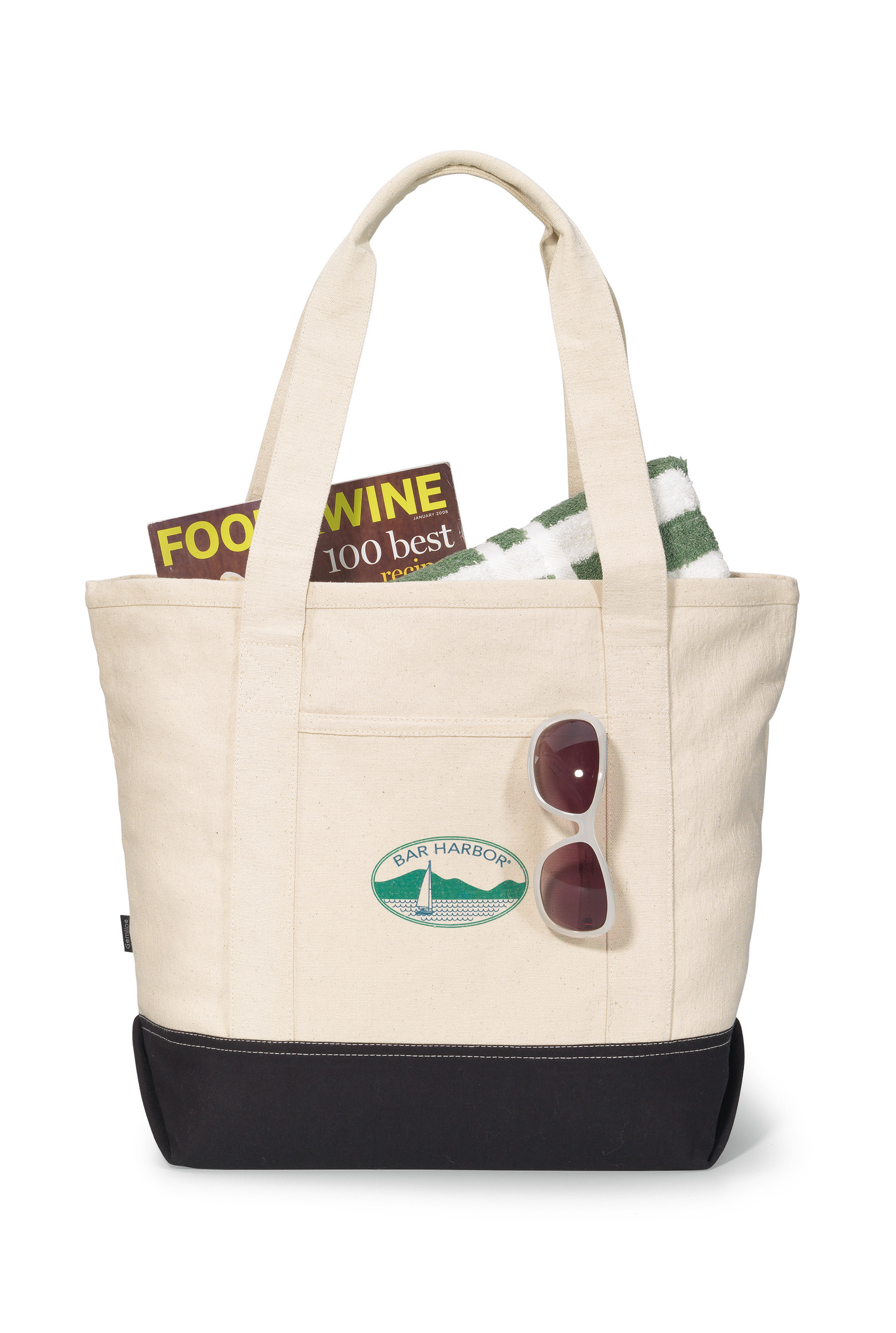 Newport Cotton Zippered Tote 1