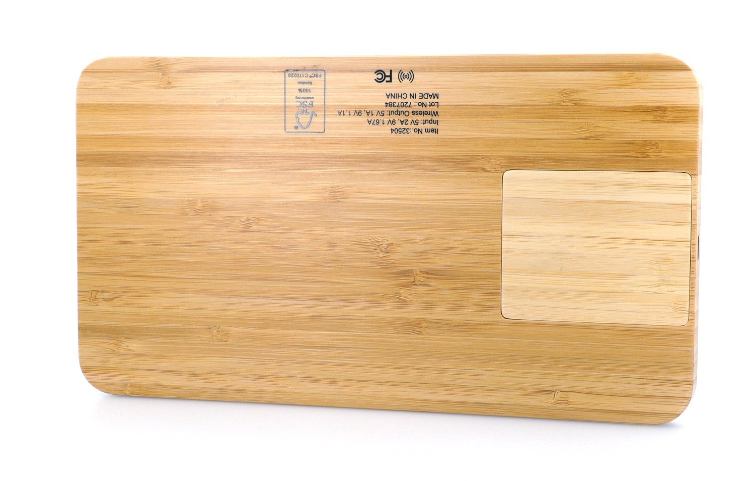 Bamboo 10W Wireless Charging Base with Dry Erase Board 17