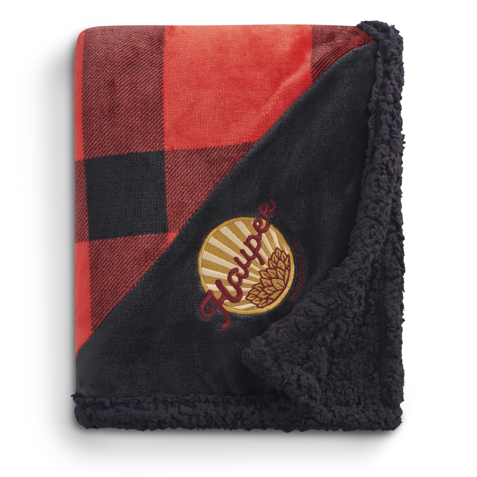 Field & Co.® Buffalo Plaid Sherpa Blanket 62