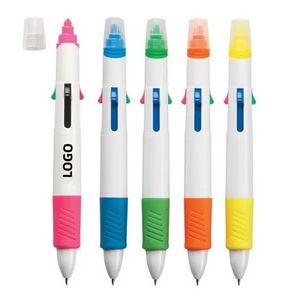 Quatro Pen With Highlighter 8