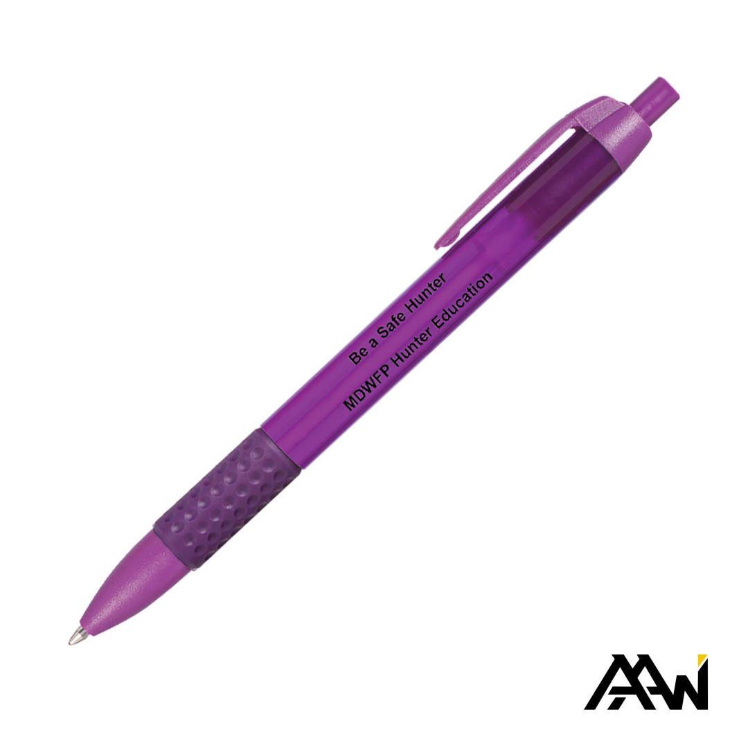 Widebody Grip Pen Translucent Barrel - Matte 4