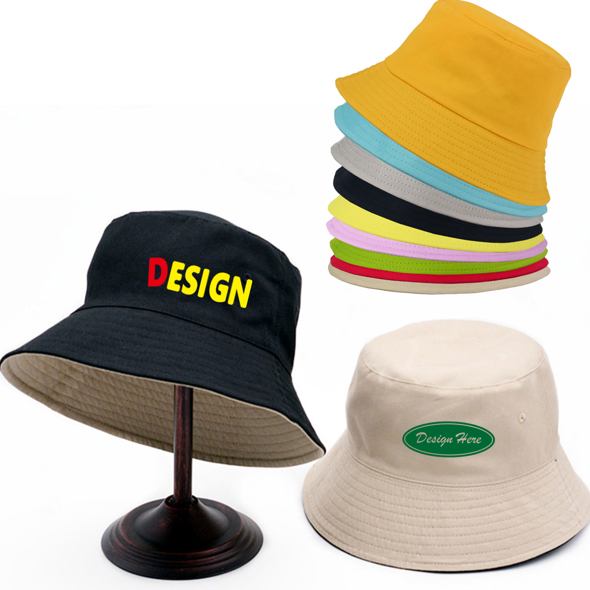 Personalized Cotton Bucket Hat 4