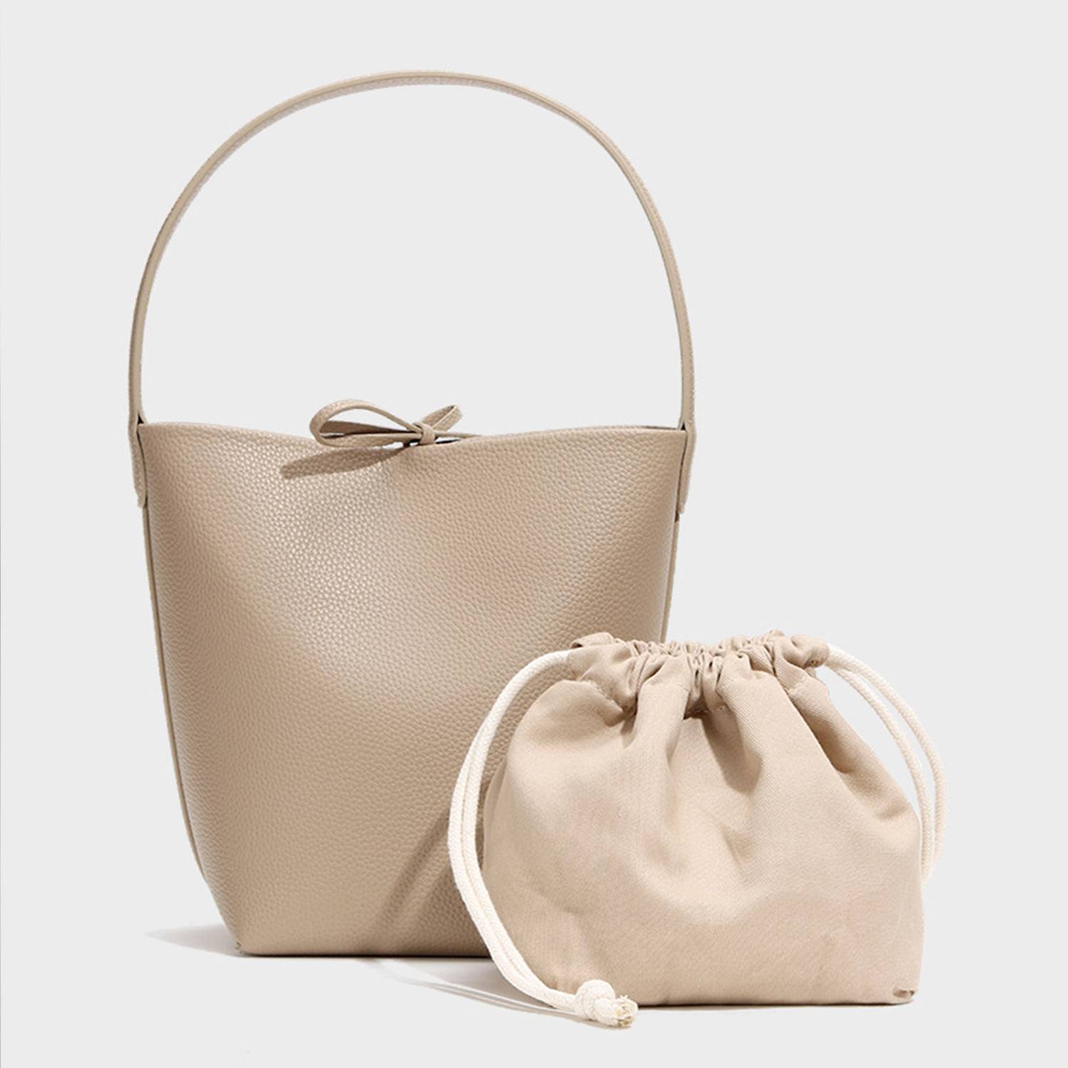 Niche Light Luxury Bucket Tote Bag 7
