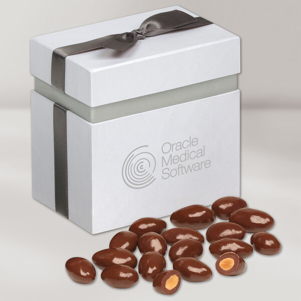 Milk Chocolate Covered Almonds in Elegant Treats Gift Box