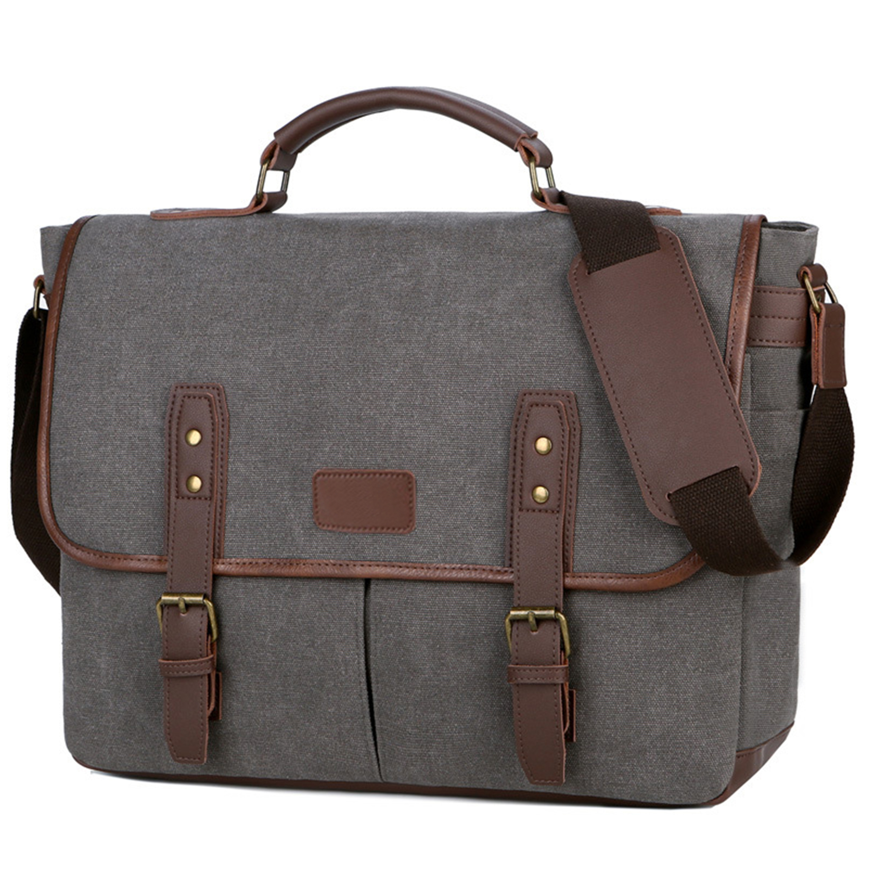 Cavas Vintage Men Briefcases Laptop Messenger Bag Business 6