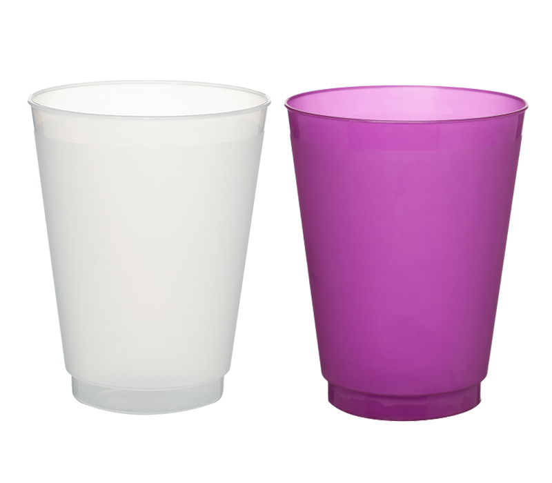 Frosted Reusable Plastic Cup, 16 oz. 5
