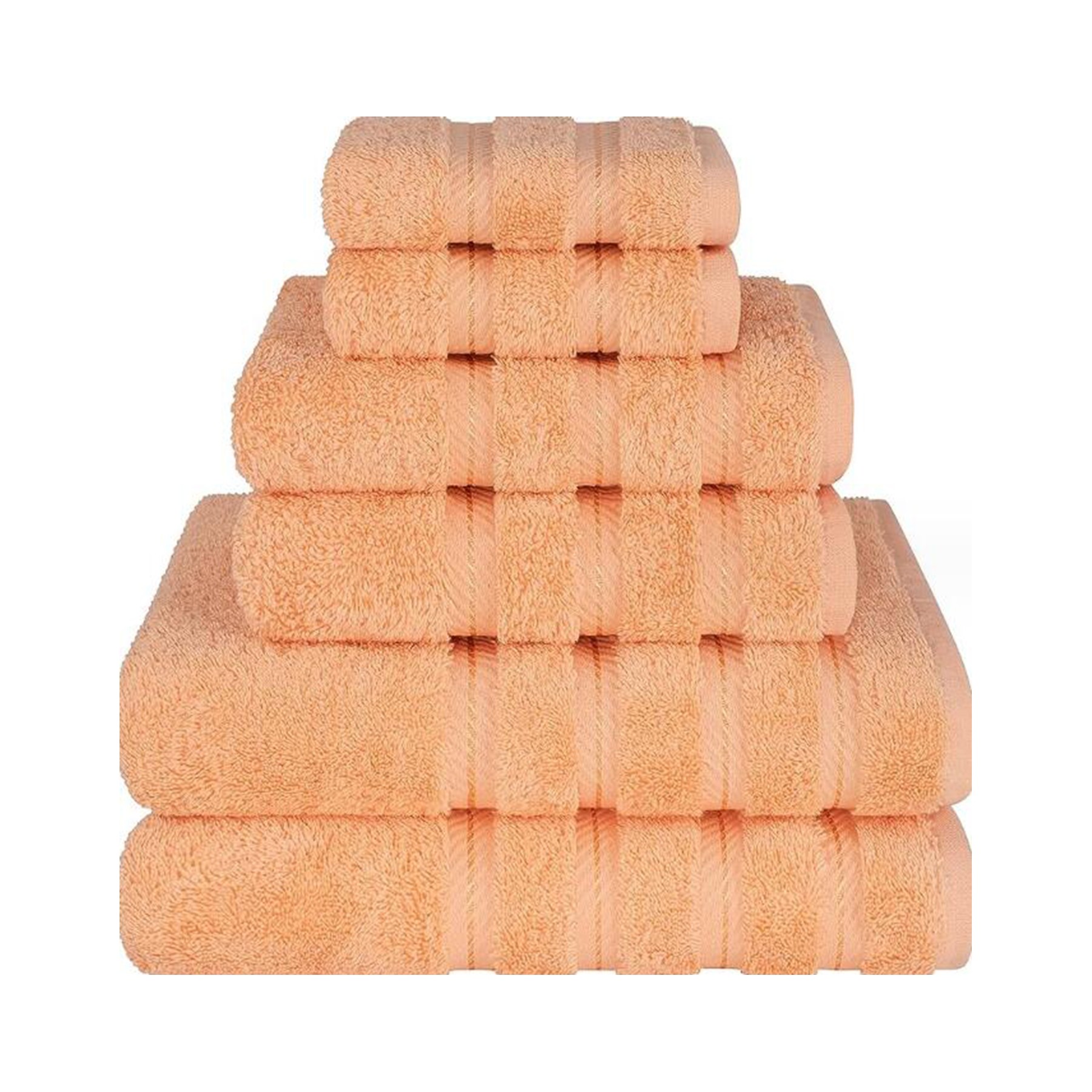 100% Cotton 6 Pieces Towel Set 2