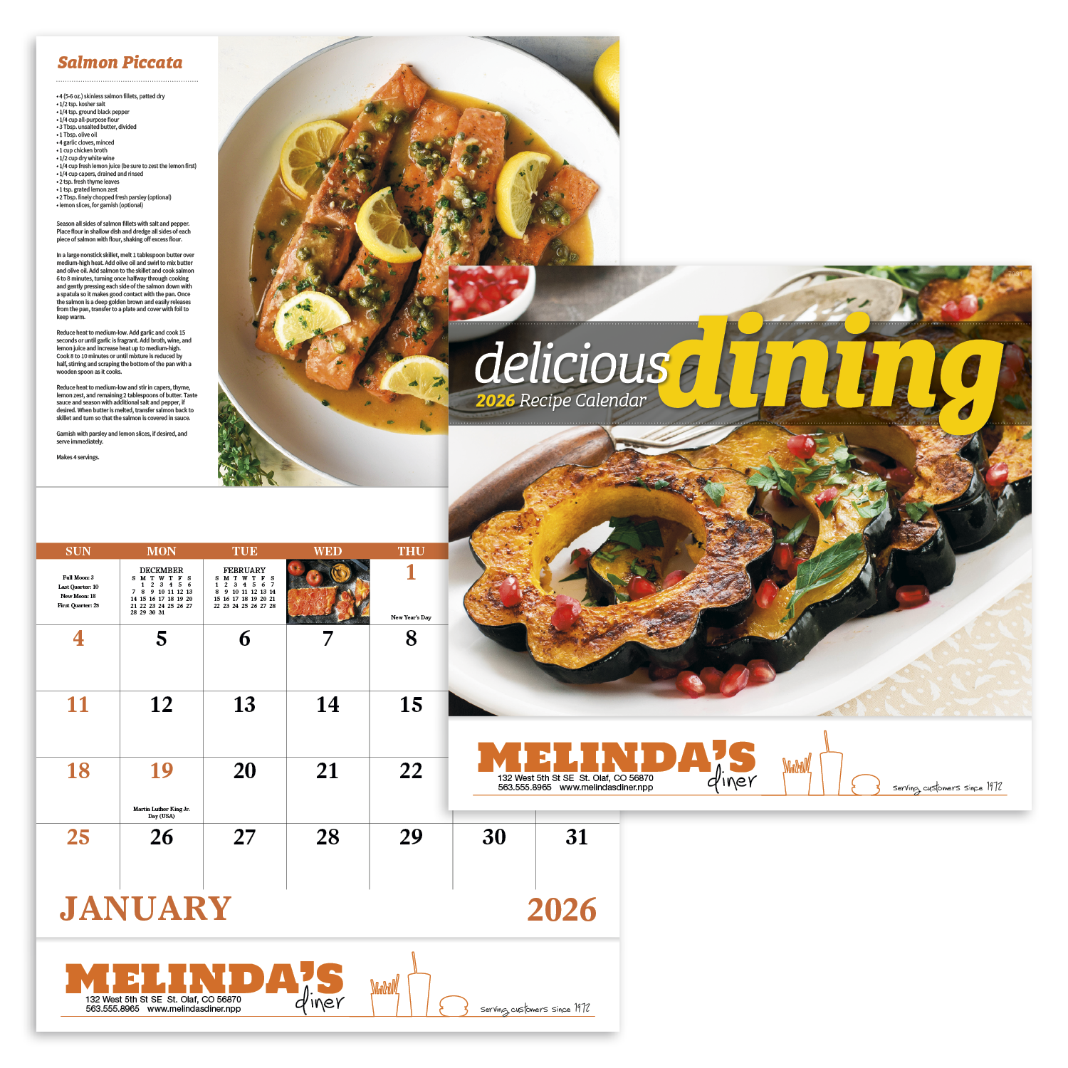 Good Value™ Delicious Dining - Stapled Calendar 61