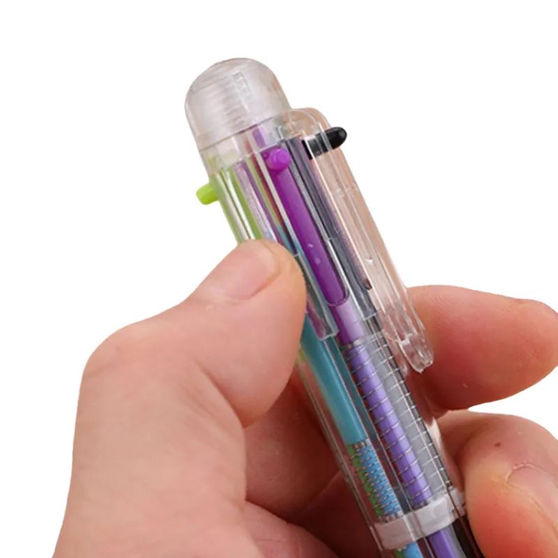 6 Color Retractable Ballpoint Pens 5