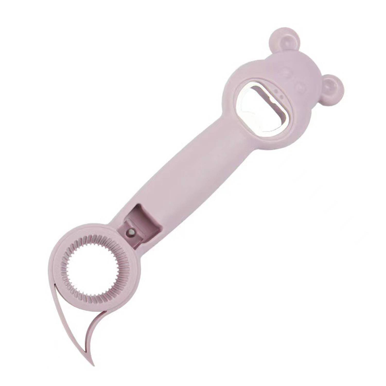 Multi-Use 4-in-1 Bear Non-Slip Labor Saving Bottle Opener, custom kitchen gadget with logo imprint 8