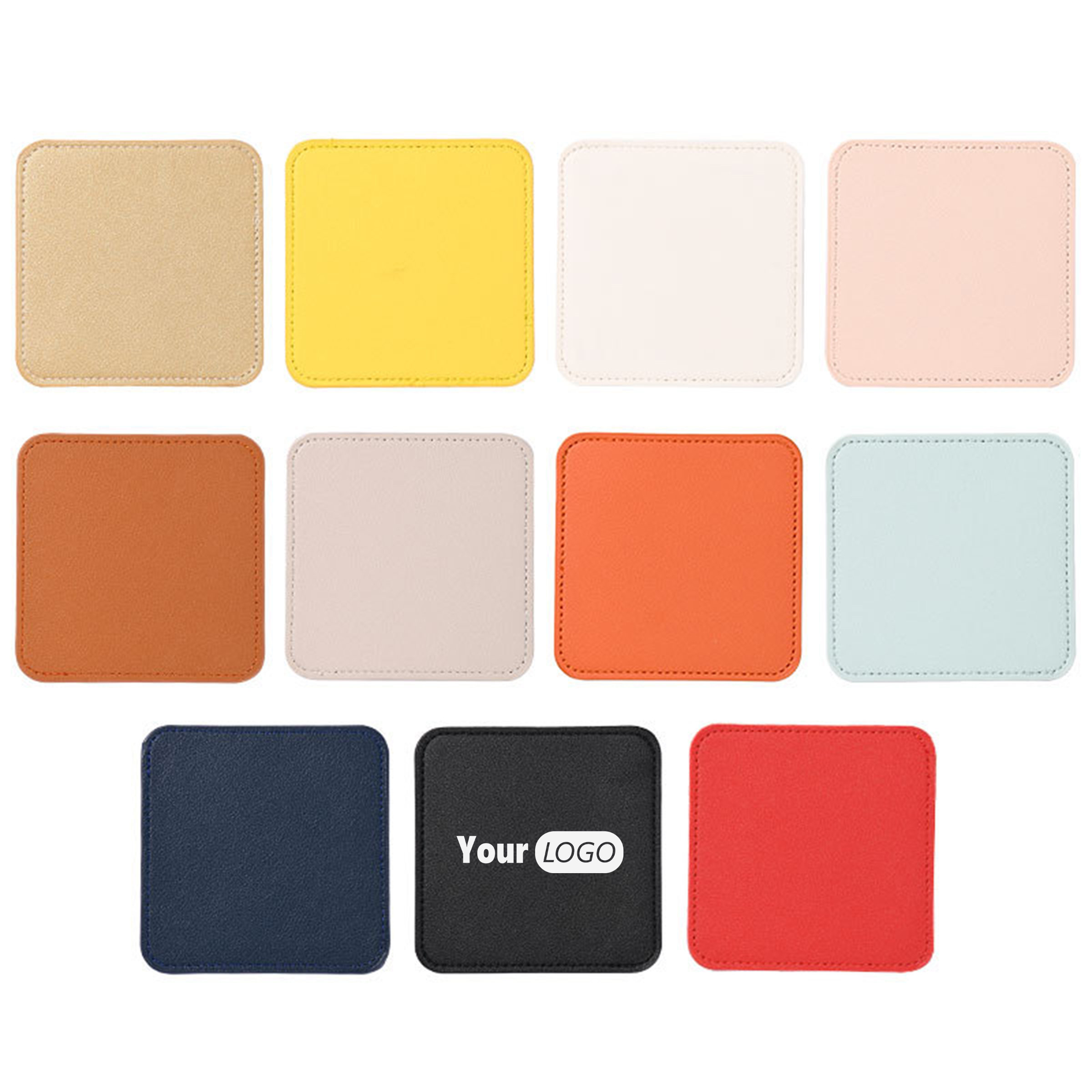 Polyurethane Elegant Customizable Coasters For Branding 2