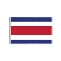 National Flag, Costa Rica, Double-Sided - 60"W x 36"H 2