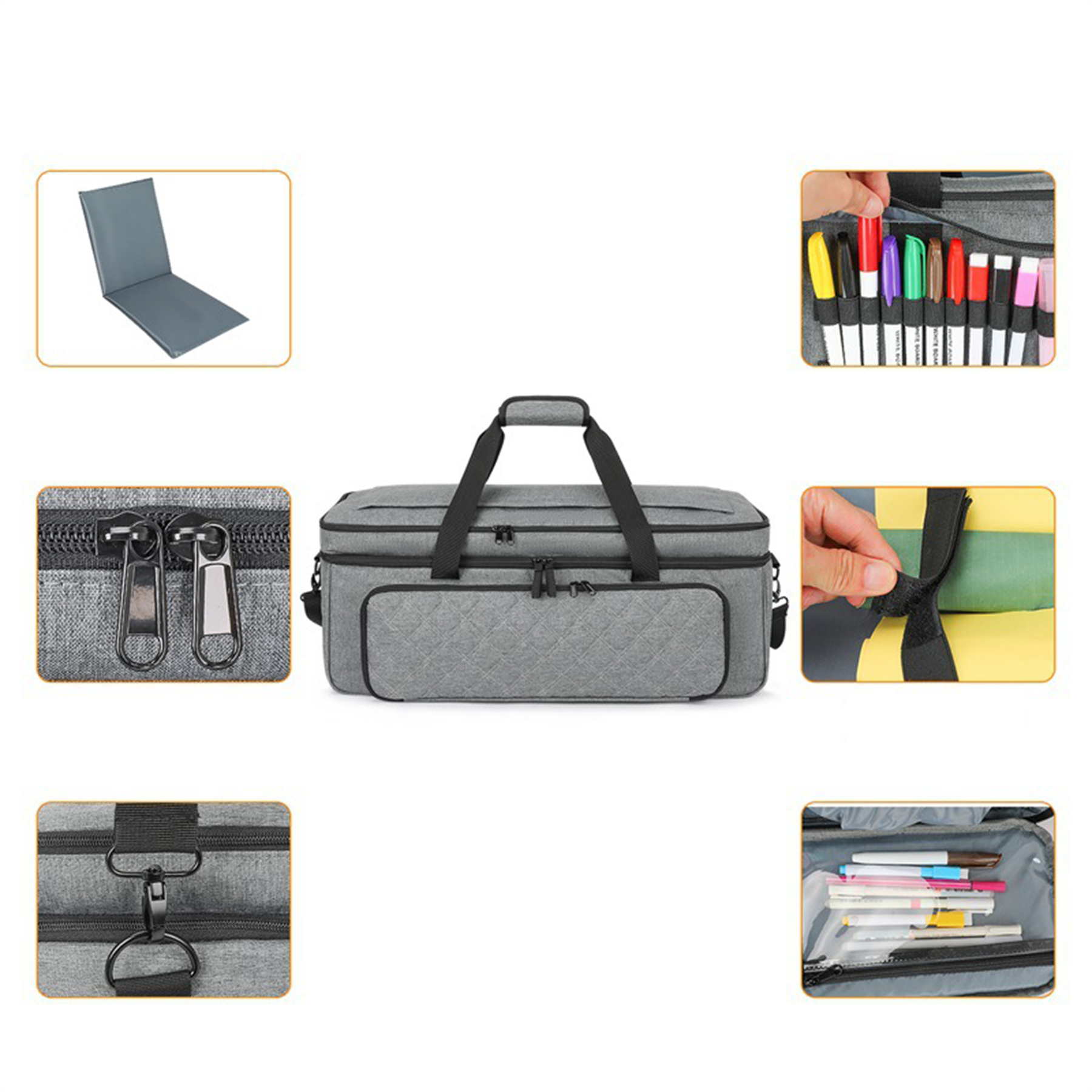 Multifunctional portable printer storage bag 1